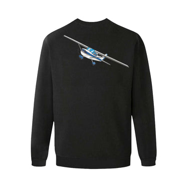 CESSNA Men's Oversized Fleece Crew Sweatshirt e-joyer